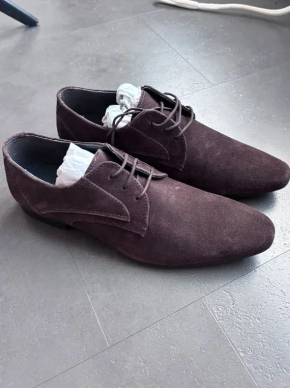 Wildleder Anzugsschuhe neu Anzug Schuhe Herren