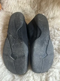 Wildling Schuhe, barfuß Schuhe, schwarz mit neuer Innen Sohle