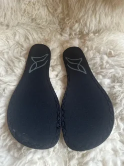 Wildling Schuhe, barfuß Schuhe, schwarz mit neuer Innen Sohle