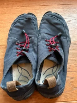 Wildlinge Halbschuhe Washi Stoff Größe 42 Blau