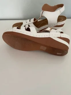 Witte comfortsandalen met sleehak Shein Eur maat 41
