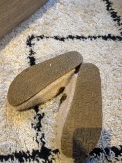Wollen slippers sloffen