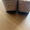 Wunderschöne Glitzer - Pantolette mit Plateausohle neuwertig