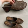 Yessica 38 Holzschuhe Stillettos Kitty Heely Y2K 2000 Vintage | Vinted
