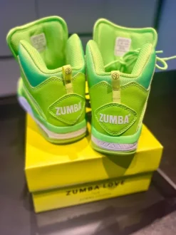 Zumba Air High Damen Sneaker Tanzschuhe NEU Gr 38.5 Neongrün ungetragen