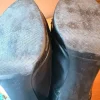 Zwarte leren hakken / ankle boots – maat 41 – Maury