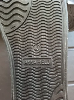 Zwarte stoffen mocassin, maat40, nieuw en nooit gedragen